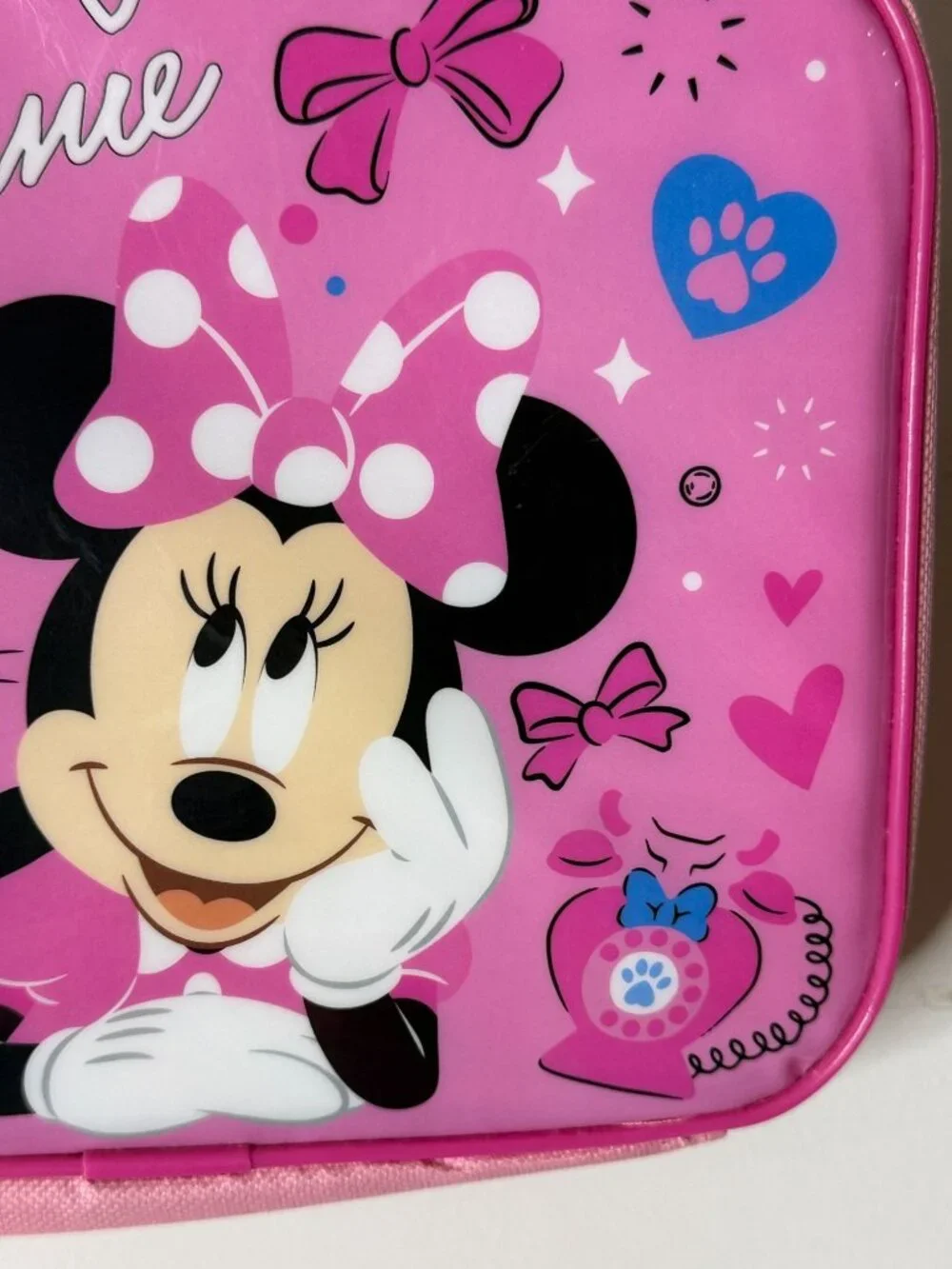 Disney Minnie Mouse Figaro Lunch Bag Kids Pink Lunch Box NWT